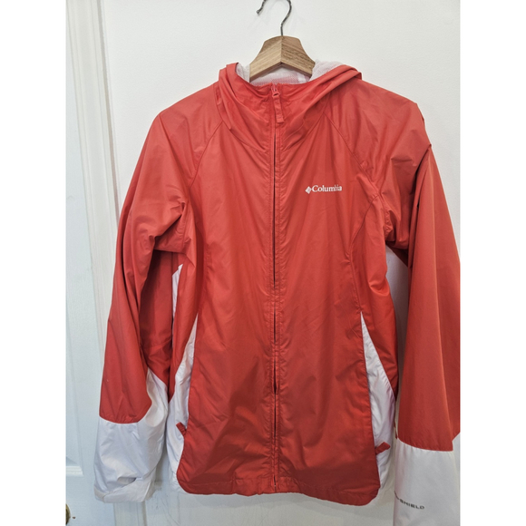Columbia Womens (Youth) Sz 18-20 Omni-Shield Jacket Windbreaker Coat - Picture 4 of 14